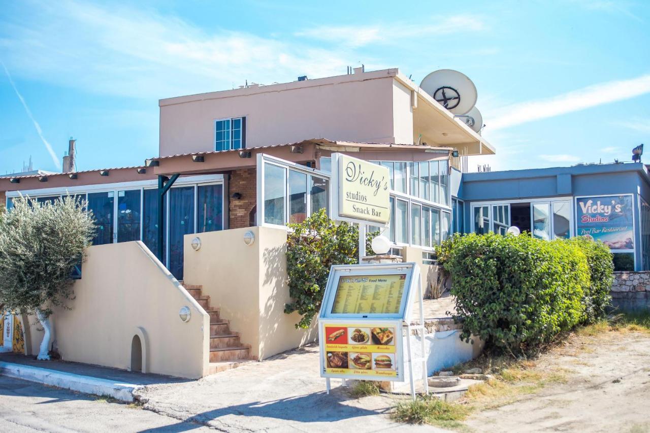 Vickys Studios Faliraki Rhodes City Exterior foto
