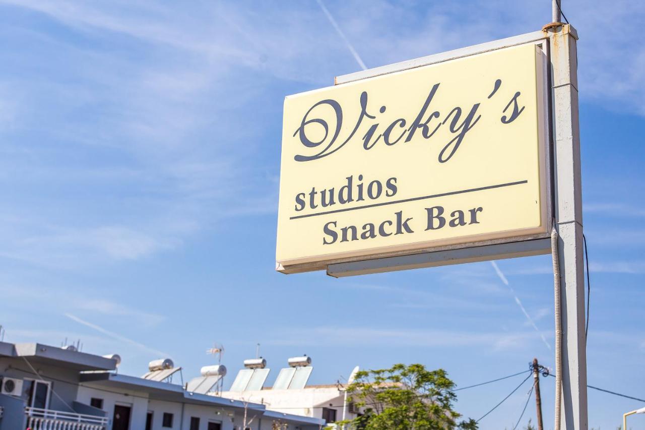 Vickys Studios Faliraki Rhodes City Exterior foto